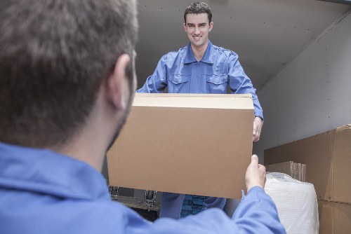 Packing and furniture protection prepared for a move in France