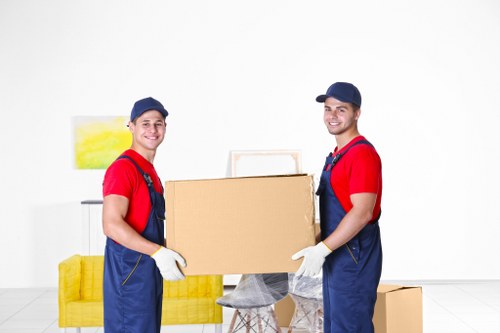Accessible removals France webpage shown with a screen reader focus
