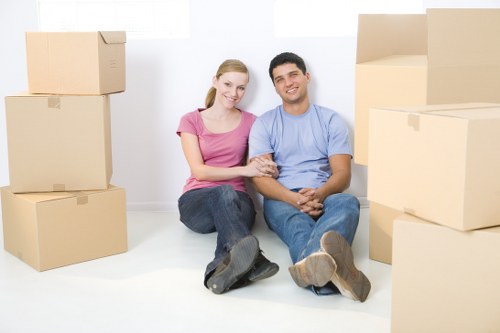 Commercial and household items prepared for transport in France