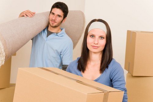 Business and residential moving items prepared for transport in France